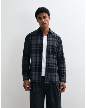 Jack & Jones Flannel Check Shirt - Blue