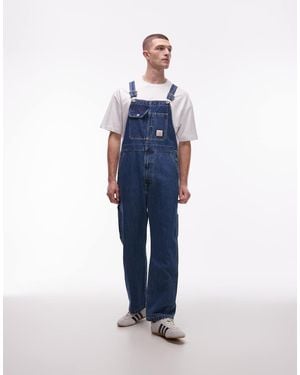 Levi's Workwear Unisex Loose Denim Overalls - Blue
