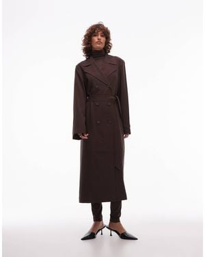 & Other Stories Chuck-on Midaxi Belted Trench Coat - Natural