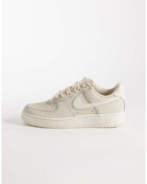 Nike Air Force Retro Trainers With Ribbon Lace - Natural