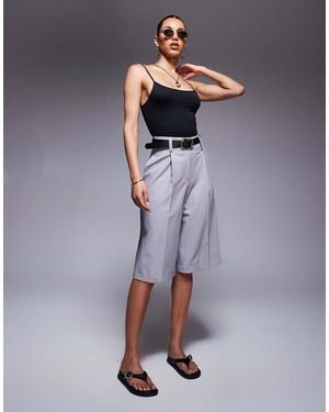 River Island Tailored Bermuda Shorts - Blue