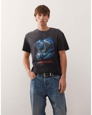 Deus Ex Machina Productive Hum Vintage Fit T-shirt - Blue