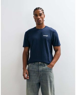 Wrangler 2p Ack Sign Off Tee - Blue