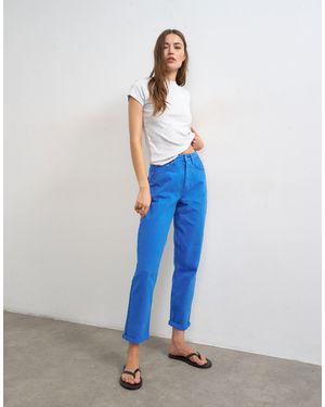 TOPSHOP Mom High Rise Loose Fit Jean - Blue