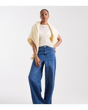 ONLY Paulina High Waist baggy Jeans - Blue