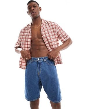 JJ Rebel – locker geschnittene jeansshorts - Blau