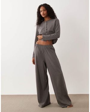 ASOS Mix And Match Pajama Pants - White