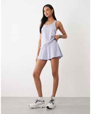 4505 – luftige lauf-shorts - Lila