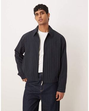 ASOS Smart Harrington Jacket - Blue