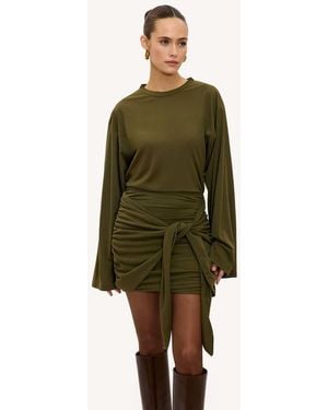Loavies Magical Midwinter Mini Dress - Green