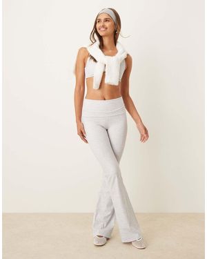 Tala Dayflex Multiway Fold Waist Flared Yoga Pant - Natural