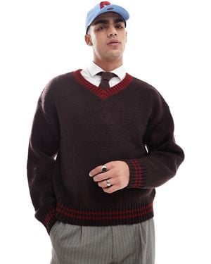 Cotton On Cotton On V Neck Knit Sweater - Black