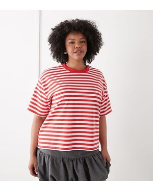 Noisy May Boxy Tee - Red