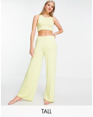 Missguided – geprägtes pyjama-set - Grün