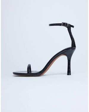 TOPSHOP Alexi 2 Part High Heeled Sandal - White