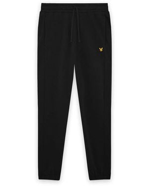 Lyle & Scott Mid Bottoms Sports Loopback Joggers - Black