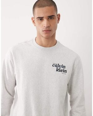Calvin Klein Graphic Sweatshirt - White
