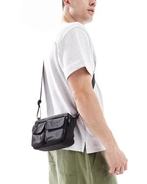 ASOS – kleine festival-umhängetasche aus nylon - Weiß