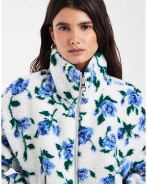 ONLY Teddy Fleece Jacket - Blue