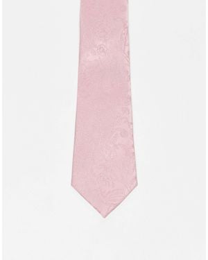 ASOS Tie With Rose Design - Pink