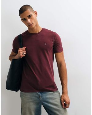 AllSaints Brace Short Sleeve Logo T-shirt - Red