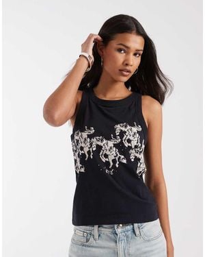 Wrangler X Lainey Wilson Cowboy Tank - Black