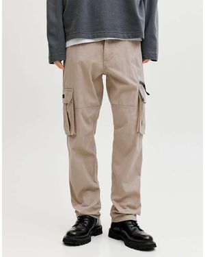 Jack & Jones Pantalones Cargo En Crockery-Neutro