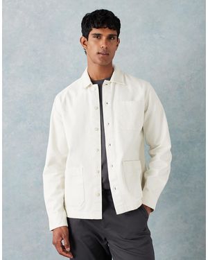 New Look – hemdjacke aus twill - Natur