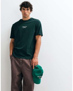 Only & Sons Camiseta Oversize Con Estampado Trasero Studio Archives En Verde Oscuro