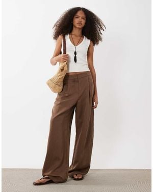 Mango Girasol Straight Leg Trouser Co-ord - Natural
