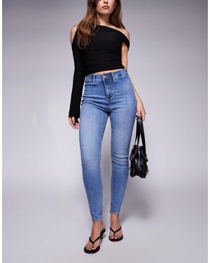 River Island High Rise Skinny Jean - Blue