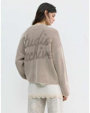 Pull&Bear – strickpullover - Grau