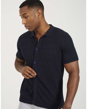 Brave Soul Polo en maille - Bleu