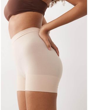 Spanx Pantalones Cortos Sculpt Seamless Power De - Neutro - Marrón