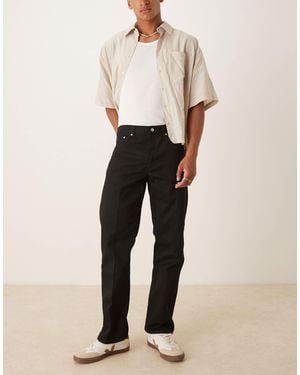 ARKET Ocean Loose Straight Leg Jeans - Black