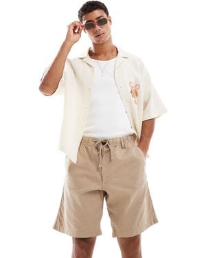 Jack & Jones Linen Mix Short - Natural