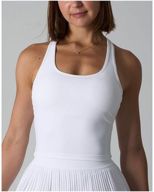 agon® Racerback Tank Top - White