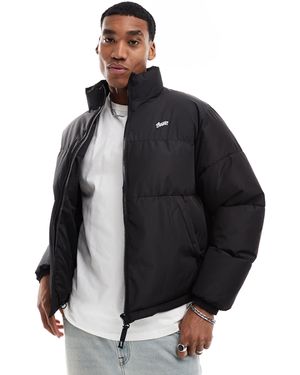 Pull&Bear Stwd Puffer Jacket - Black