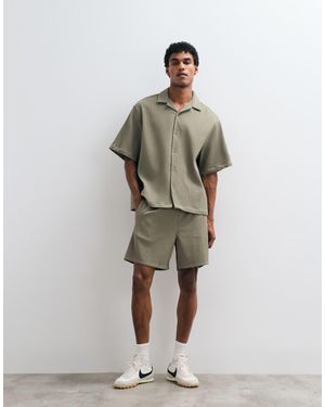ASOS Plisse Shorts - Green