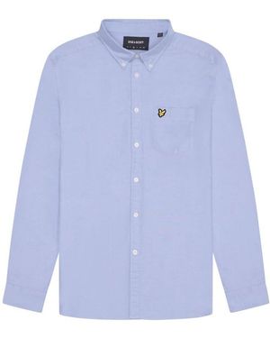 Lyle & Scott Cotton Oxford Shirt - Blue