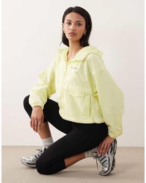 Columbia Spire Valley Cropped Windbreaker - Natural