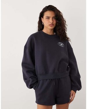New Balance Sudadera De Felpa Reinventada En - Azul