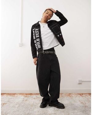PacSun Slogan Detail Jacket - Black