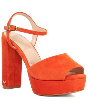 Dune Mayci Flat Sandals - Orange
