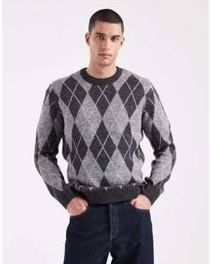 New Look – strickpullover - Grau