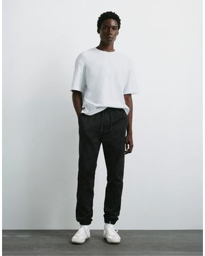 Pull&Bear Regular fit jogginghose - Weiß