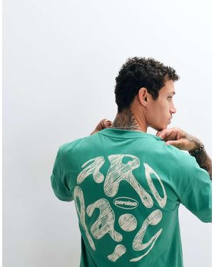 ASOS Relaxed T-shirt With Paraiso Bubble Graphic - Green