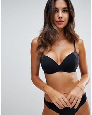 Wonderbra Sujetador push-up sin aros en copas A-E Minimal Chic - Negro