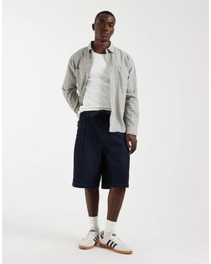 ASOS Losse Denim Jorts - Blauw