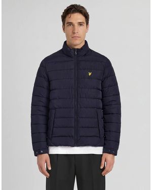 Lyle & Scott Mid Jackets Quilted Puffer Jacket - Blue